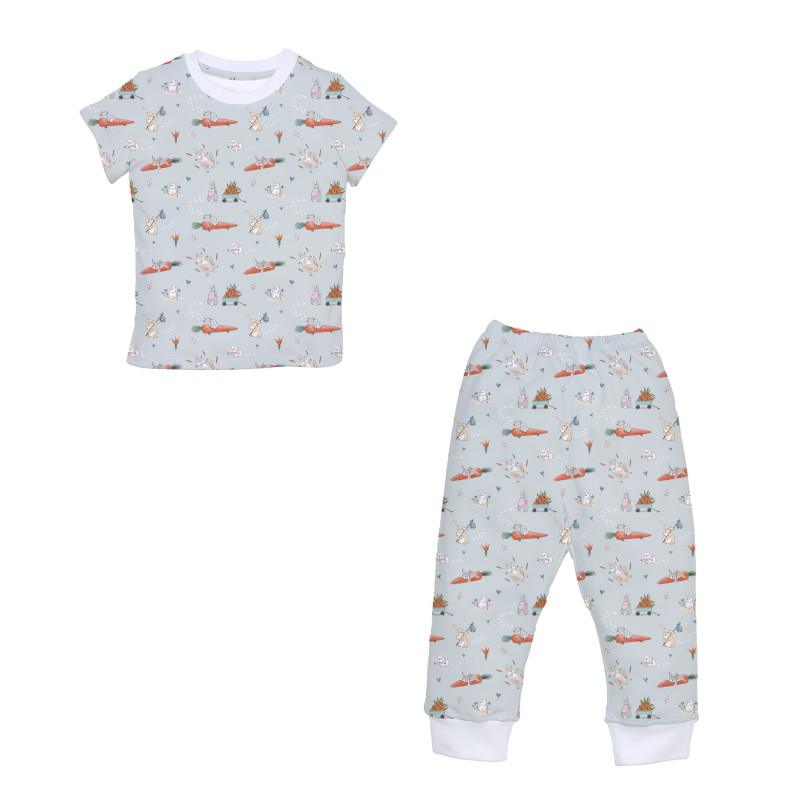 Patterned Supima Cotton Pyjamas Set PJ008 Patterned Supima Cotton Pyjamas Set PJ008