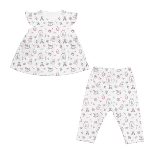 Yoke Girls Pyjama 100% orga..