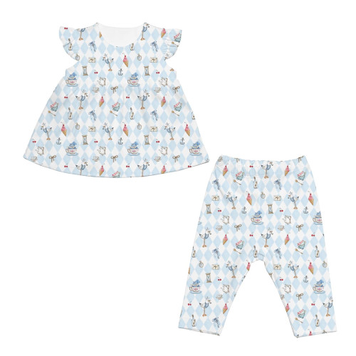 Yoke Girls Pyjama 100% orga..