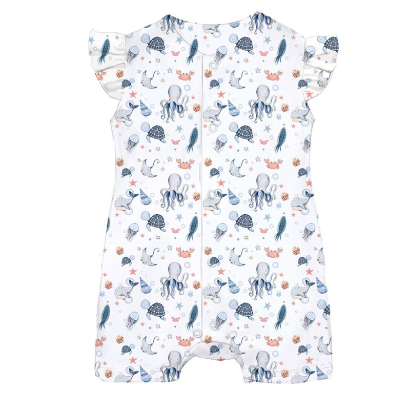 Supima Cotton Shortie with Ruffles – R007