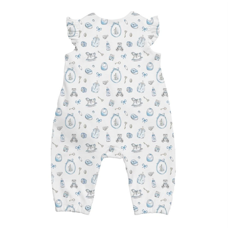 Supima Cotton Long Shortie with Ruffles – R011 Supima Cotton Long Shortie with Ruffles – R011