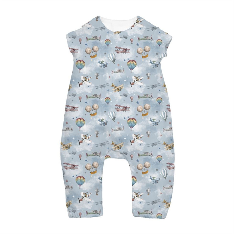 Long Supima Cotton Shortie with Sleeves  R017 Balloons
