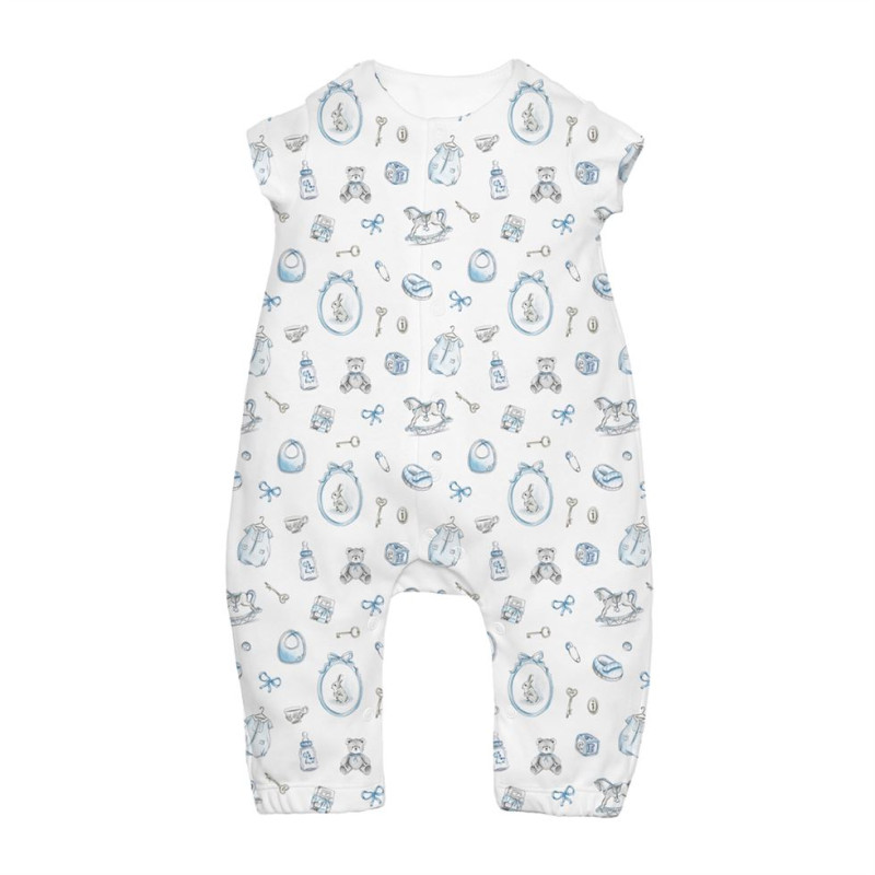 Long Supima Cotton Shortie with Sleeves R017 Long Supima Cotton Shortie with Sleeves R017