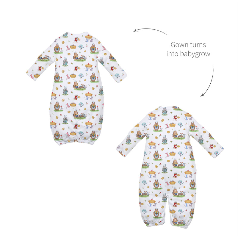 Baby converter gown TR001 Baby converter gown TR001