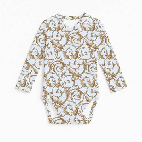 Printed Long-Sleeve Kimono ..