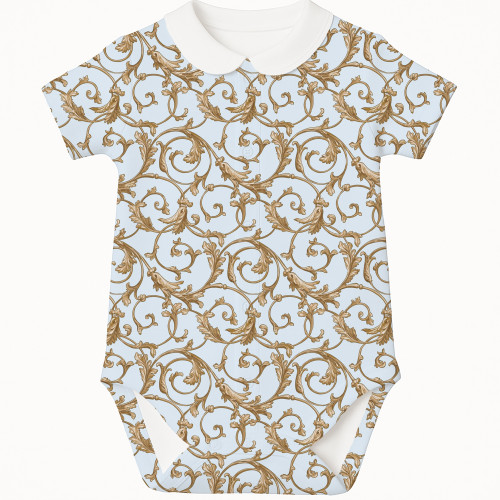 Printed Short-Sleeve Front ..