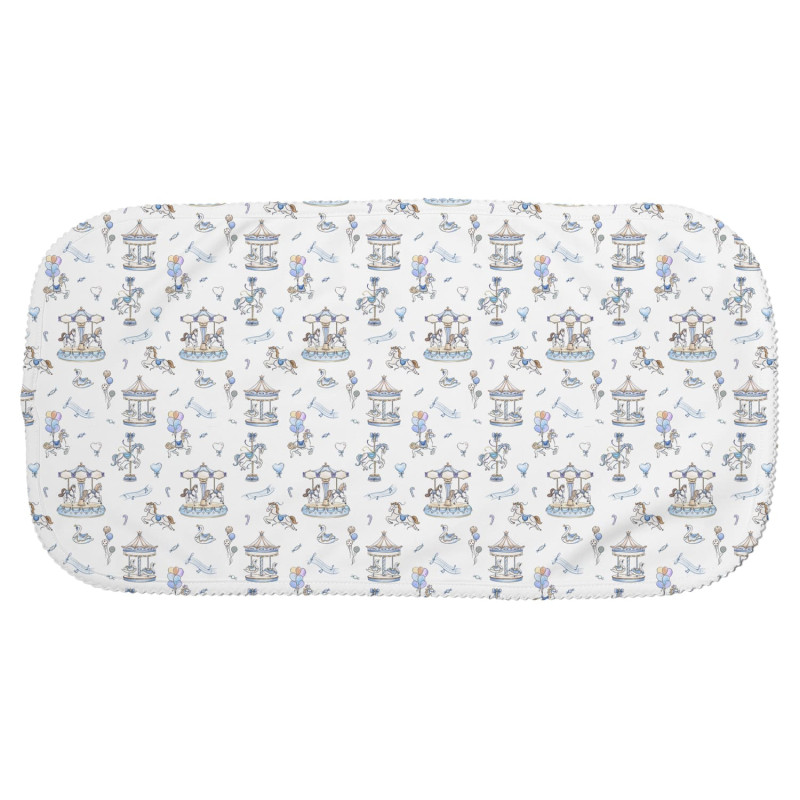 Burpy Bib BB009 – Organic Supima Cotton Bonbon Blue Burpy Bib BB009 – Organic Supima Cotton Bonbon Blue