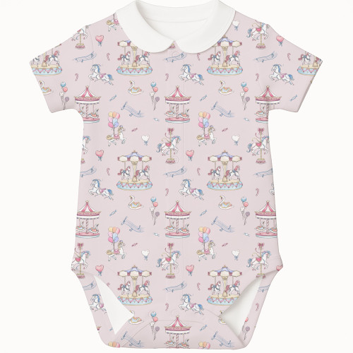 Printed Short-Sleeve Front ..