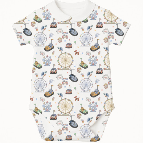Printed Short-Sleeve Front ..