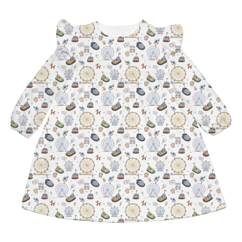 Charming Long-Sleeved Dress with Ruffles and Collar DR016CL Bumper Car