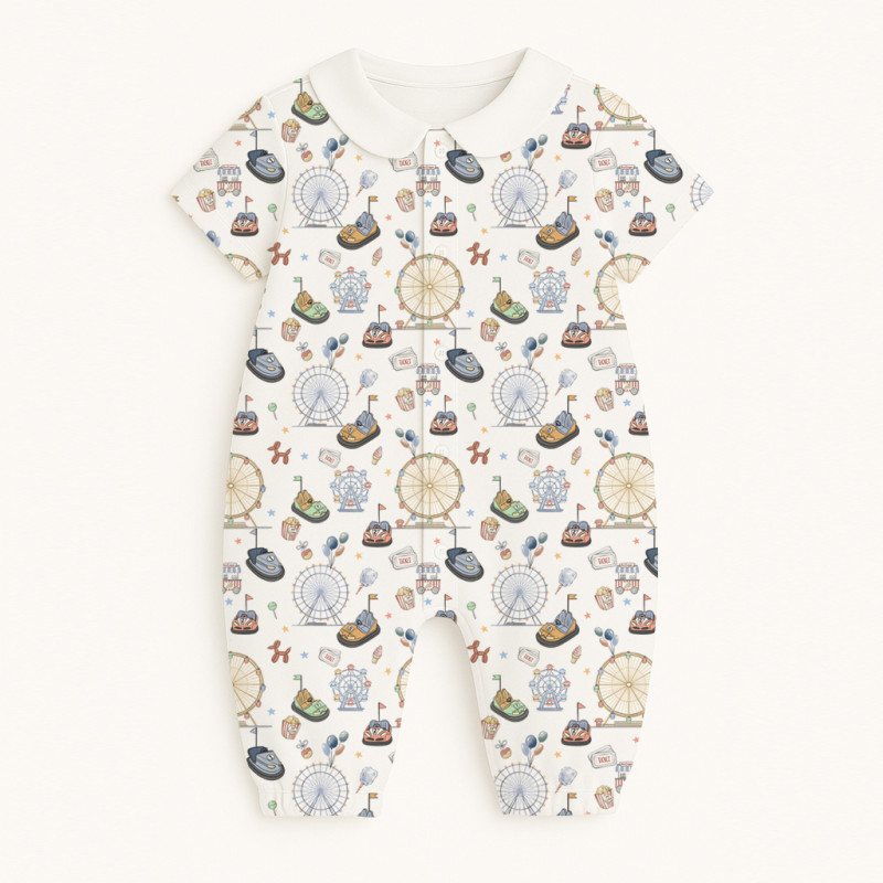 Long Supima Cotton Shortie with Sleeves R017 Bumper Car Long Supima Cotton Shortie with Sleeves R017 Bumper Car