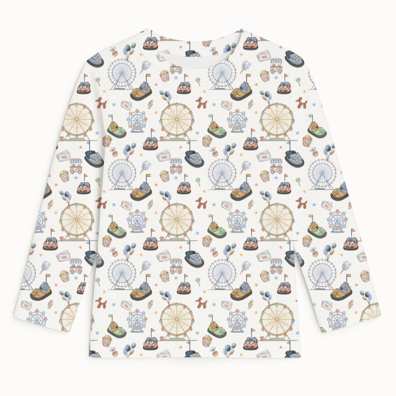 Long Sleeve T-shirt for Boys and Girls TSH002 Bumper Car Long Sleeve T-shirt for Boys and Girls TSH002 Bumper Car