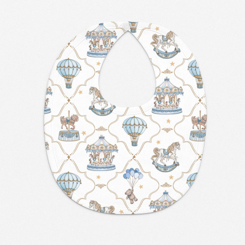 Baby Bib with Picot Trim BI..