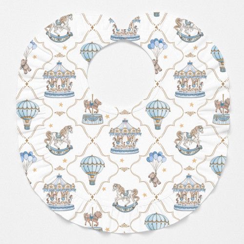 Baby Bib with Ruffles for g..
