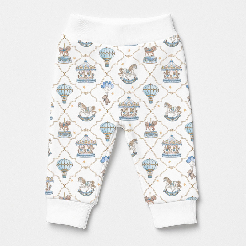 Cotton Baby Joggers BR014 Coquette blue