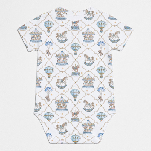 Printed Short-Sleeve Front ..