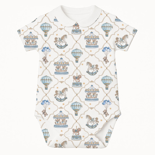 Printed Short-Sleeve Front ..