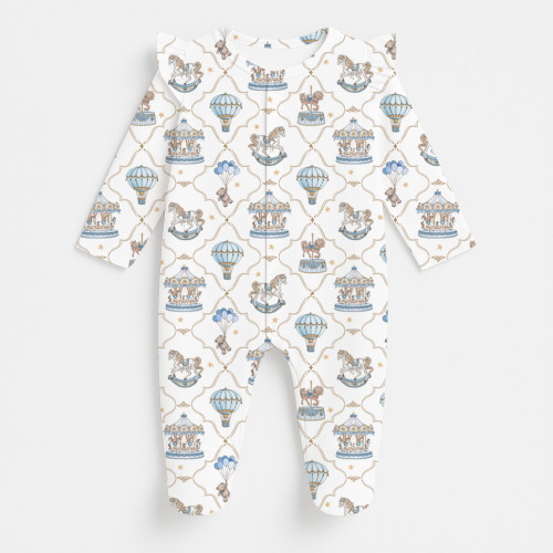 Babygrow with ruffles 100% ..