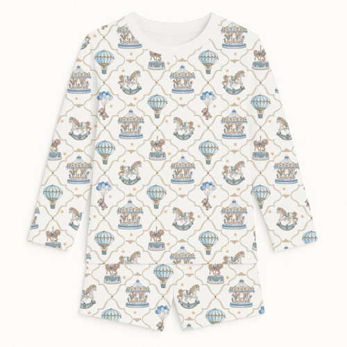 Printed Supima Cotton Top a..