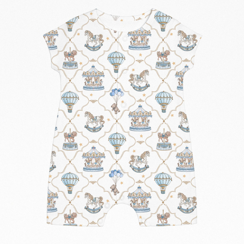 Supima Cotton Shortie R003 Coquette blue Supima Cotton Shortie R003 Coquette blue