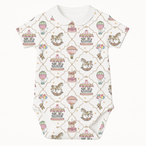 Printed Short-Sleeve Front ..