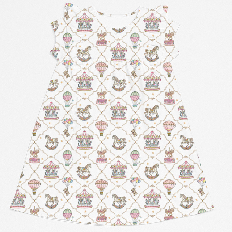Supima Cotton Night Dress with Ruffle DR018 Coquette colorful Supima Cotton Night Dress with Ruffle DR018 Coquette colorful