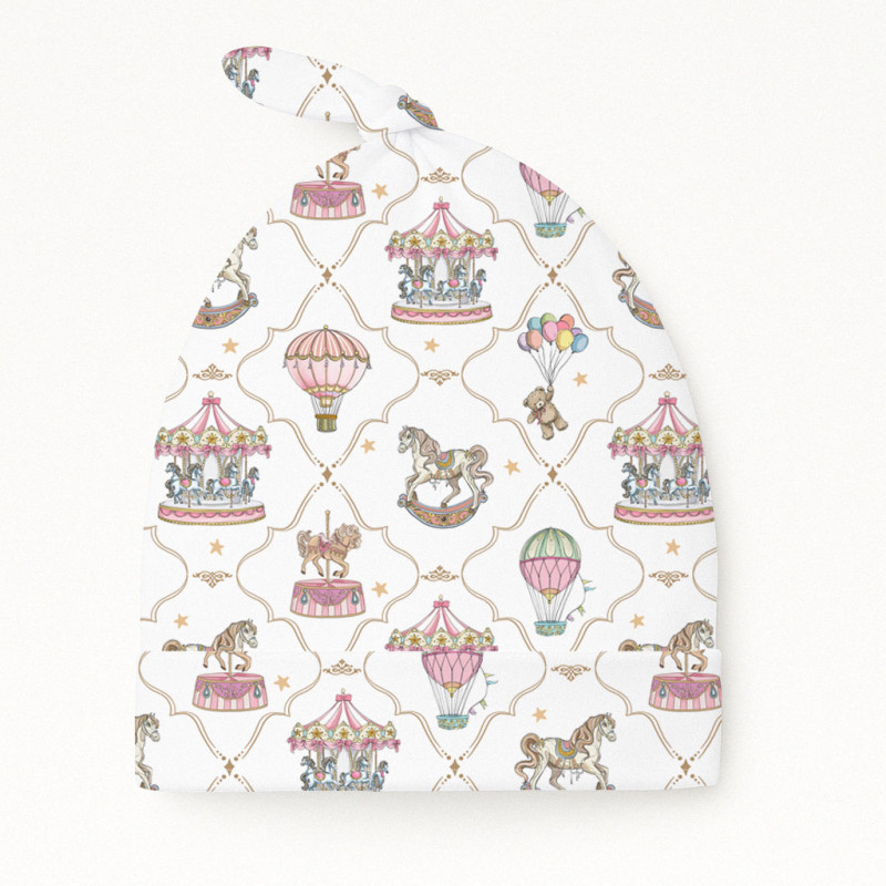 Supima Cotton Layette Hat with Knot H003 Coquette colorful Supima Cotton Layette Hat with Knot H003 Coquette colorful