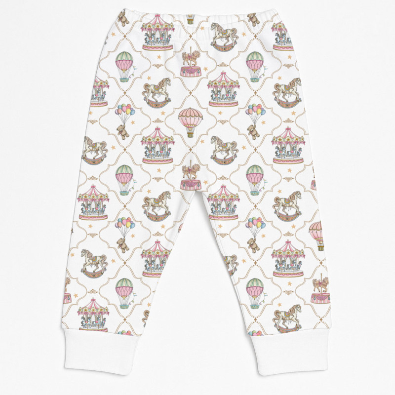 Бавовняні штанці-джогери для малюка BR001 Coquette colorful