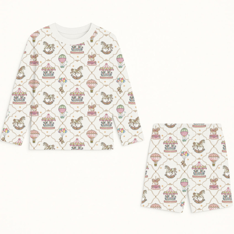 Printed Supima Cotton Top and Shorts Pyjama Set – PJ010 Coquette colorful Printed Supima Cotton Top and Shorts Pyjama Set – PJ010 Coquette colorful