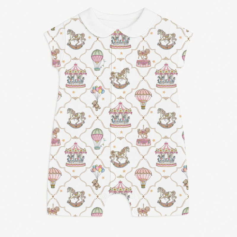 Supima Cotton Shortie with Collar R003CL Coquette colorful Supima Cotton Shortie with Collar R003CL Coquette colorful