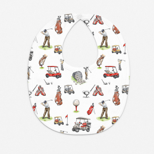 Baby Bib with Picot Trim BI..