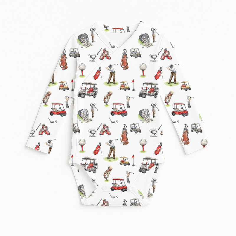 Боді Kimono з довгим рукавом для немовлят BLS004 Golf