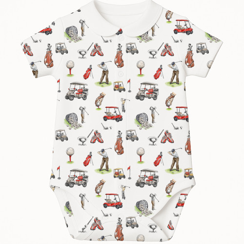 Printed Short-Sleeve Front ..