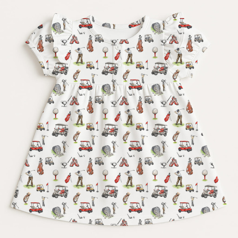 Supima Cotton Night Dress with Ruffle DR019 Supima Cotton Night Dress with Ruffle DR019