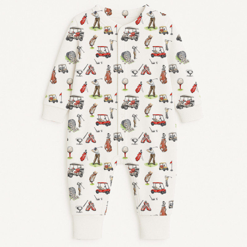 Long sleeve Romper for baby K060 Golf