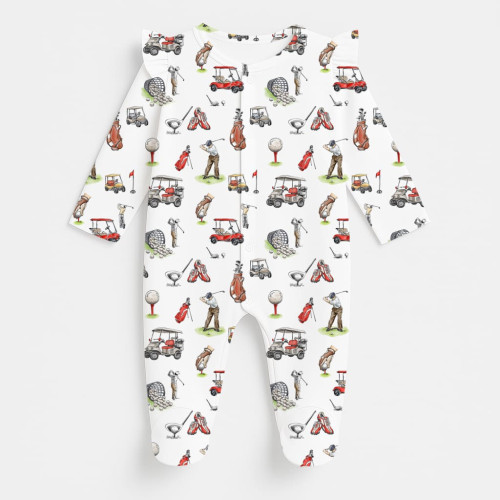 Babygrow with ruffles 100% ..