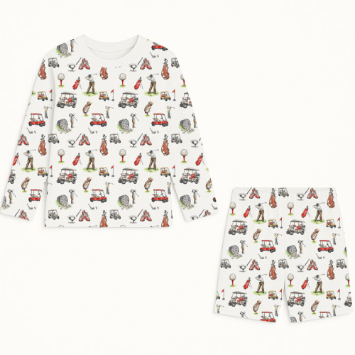 Printed Supima Cotton Top a..