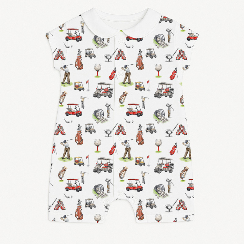 Supima Cotton Shortie with Collar R003CL Golf Supima Cotton Shortie with Collar R003CL Golf