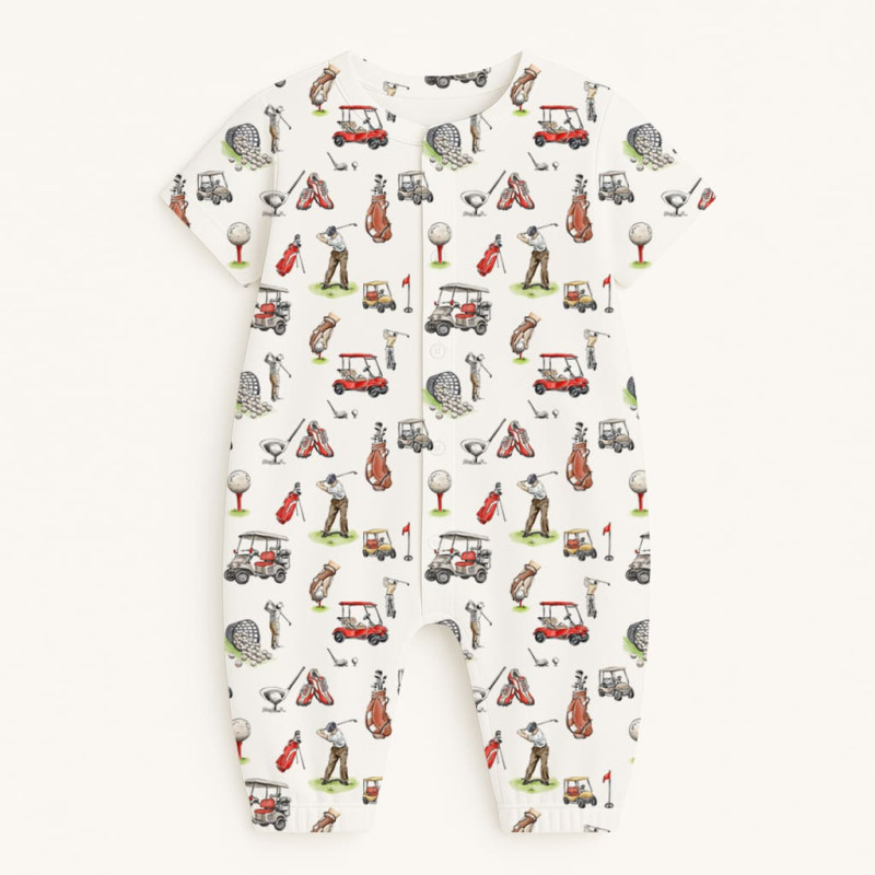 Long Supima Cotton Shortie with Sleeves  R017 Golf