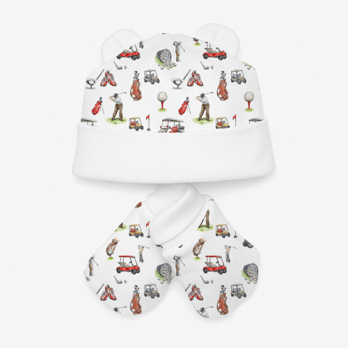 Hat and Mittens Set010 Golf