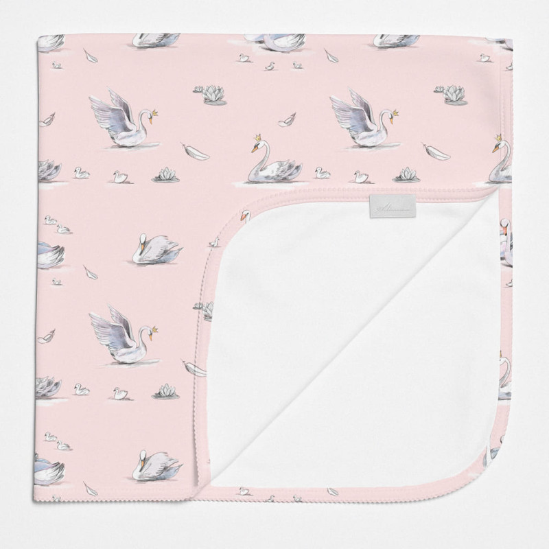 Two-Layer Baby Blanket BL001 Swan Two-Layer Baby Blanket BL001 Swan