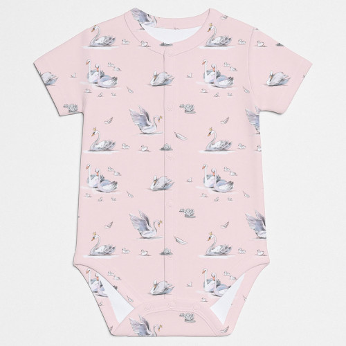 Printed Short-Sleeve Front ..
