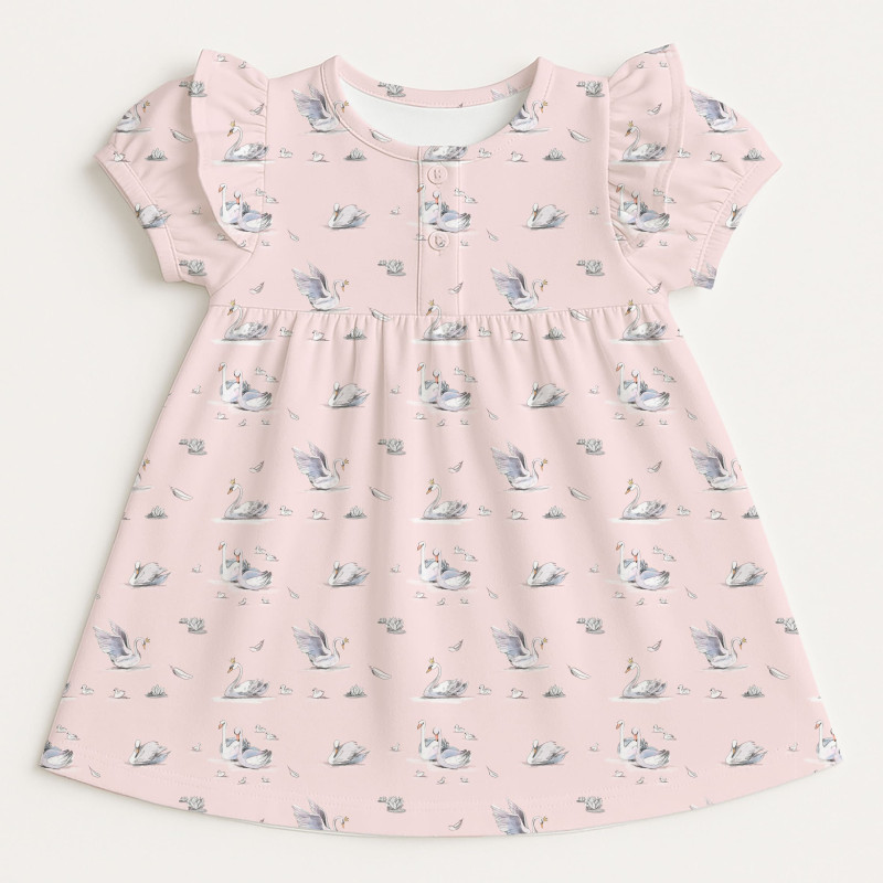 Supima Cotton Night Dress with Ruffle DR019