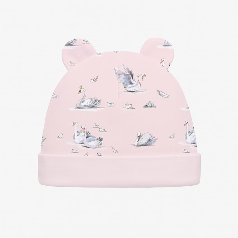 Hat with ears Supima Cotton H002 Swan Hat with ears Supima Cotton H002 Swan