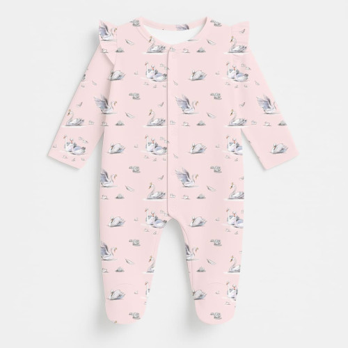 Babygrow with ruffles 100% ..