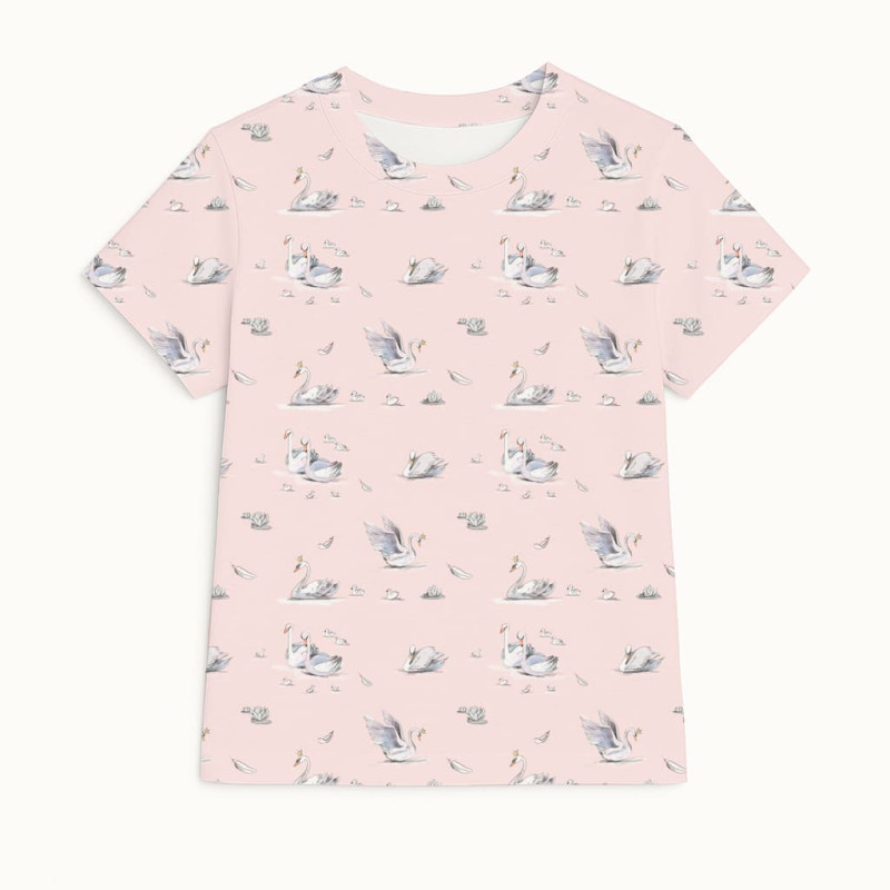 Short Sleeve T-shirt for Boys and Girls TSH001 Swan