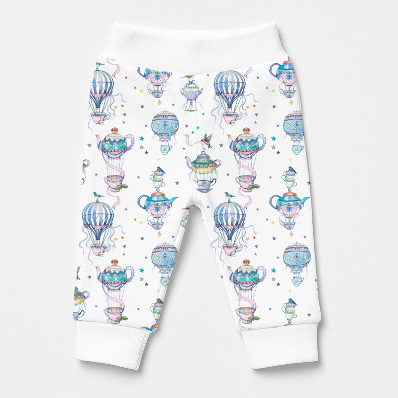 Cotton Baby Joggers BR014 Time for tea