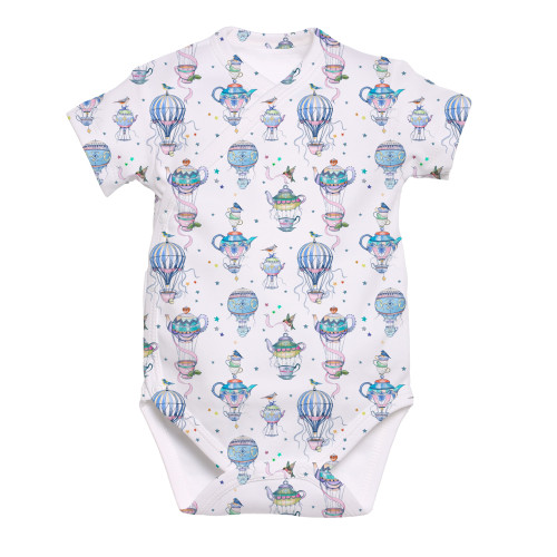 Printed Short-Sleeve Kimono..