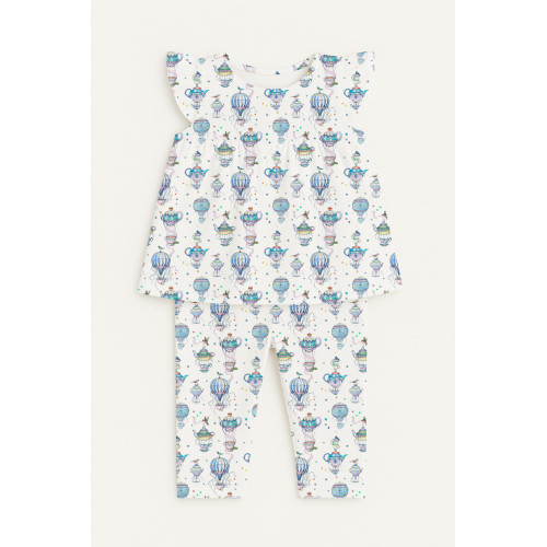 Yoke Girls Pyjama 100% orga..