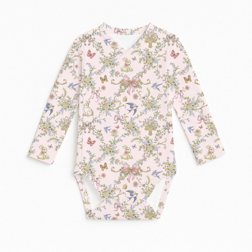 Printed Long-Sleeve Kimono ..
